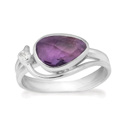 ZILVEREN RING BREEZY AMETHIST 78503002 - 255961