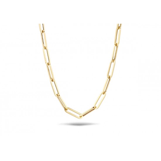 BLUSH GEELGOUDEN COLLIER PAPERCLIP 3130YGO - 256006
