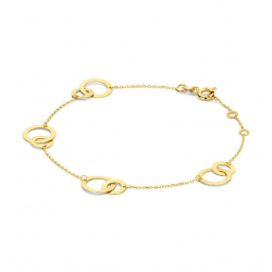 JACKIE GOUDEN ARMBAND SOHO NIGHTS JKB23.356 - 257057