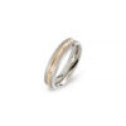 BOCCIA TITANIUM RING BICOLOR 0144-02 - 257163