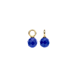 BLUSH GOUDEN OORBEDELS LAPIS LAZULI 9046YLA - 257284
