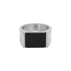 AZE JEWELS RING ROCKS ONYX AZ-RG006-A-020 - 257380