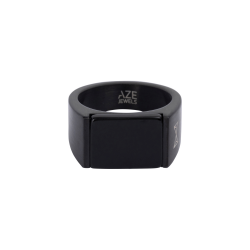 AZE JEWELS RING ROCKS ONYX NOIR  AZ-RG006-B-020 - 257381