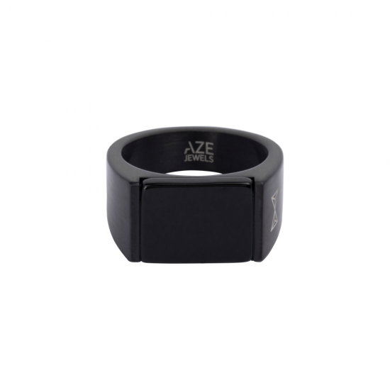 AZE JEWELS RING ROCKS ONYX NOIR  AZ-RG006-B-020 - 257381