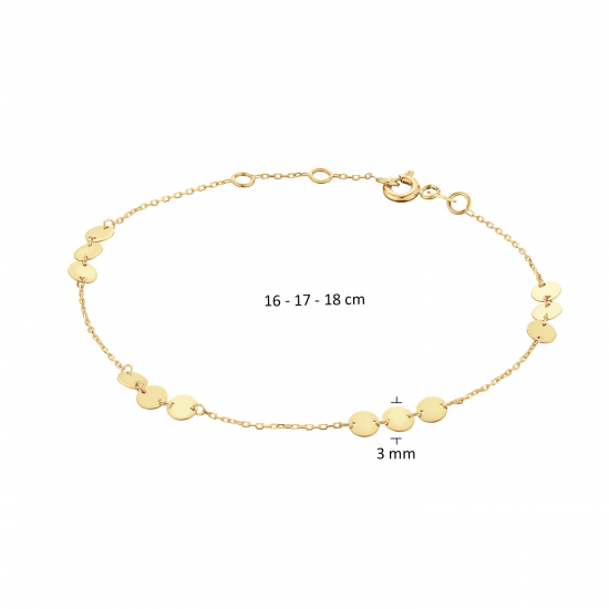 JACKIE GOUDEN ARMBAND WEST END JKB23.353 - 257568