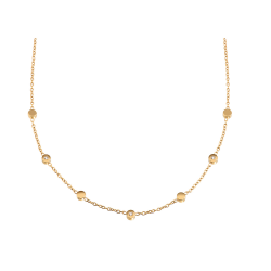 BOCCIA COLLIER GOLDPLATED TITANIUM MET BRILJANT 08075-04 - 258036