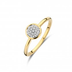 BRILJANT RING NOVA  BICOLOR MET BRILJANT 0.08 CRT 607259901 - 258161