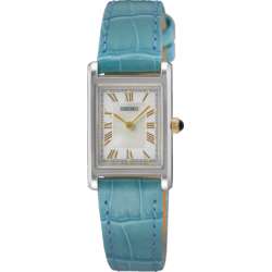 SEIKO DAMESHORLOGE BLAUW LEREN BAND SWR101P1 - 258480