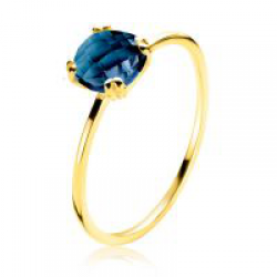ZINZI GOLD RING MET LONDON BLUE TOPAAS ZGR537 - 258578