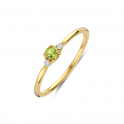 BRILJANT RING MIA PERIDOOT EN BRILJANT 0.03 CRT 607066012 - 258745