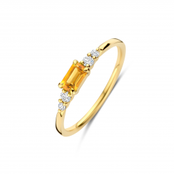 BRILJANT RING MIA CITRIEN  EN BRILJANT 0.10 CRT 607067012 - 258747