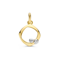 GOUDEN FANTASIE HANGER MET ZIRKONIA HB428219 - 258795