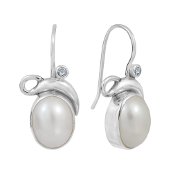 RABINOVICH ZILVEREN OORHANGERS AMEZE MET PAREL 81404065 - 258854