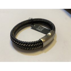 AZE JEWELS ARMBAND IRON JOHN METAL BLACK AZ-BL007-E-210 - 259130