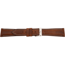 PEBRO HORLOGEBAND LEER ROESTBRUIN 112620 - 259149