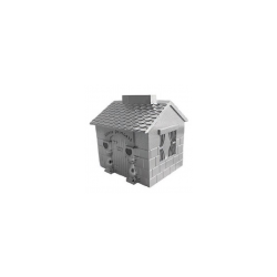 SPAARPOT VERZILVERD PRINSES HUISJE WG-06315 - 259672