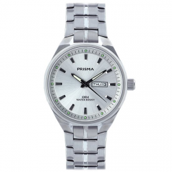 PRISMA HORLOGE CENTURY ZILVER STAAL P.2437/1 - 259174