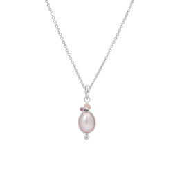 RABINOVICH ZILVEREN COLLIER PASSION PINK 83402069 - 259286
