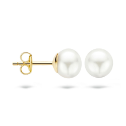 BLUSH GOUDEN OORSTEKERS MET PAREL 7150YPW - 259301