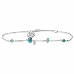RABINOVICH ARMBAND MINETTA ZILVER MET TURKOOIS 72301023 - 259395