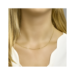 GEELGOUDEN GOURMET COLLIER1.2MM 45.0 CM 4004594 - 255691