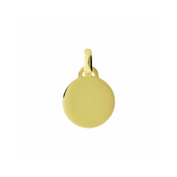 GEELGOUDEN GRAVEER HANGER ROND 4017966 - 258687