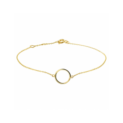 GEELGOUDEN ARMBAND  RONDJES6,5 - 17,5 - 18,5 CM 4018685 - 258046