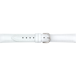 PEBRO HORLOGEBAND LEER WIT XL 79516 - 259772