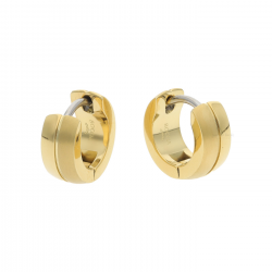 BOCCIA GOLD PLATED TITANIUM OORRINGEN 0505-12 - 259782