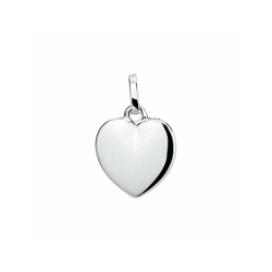 ZILVEREN GRAVEER HANGER HART MASSIEF 1019586 - 259314