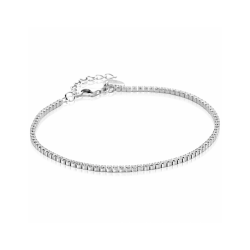ZINZI zilveren tennis armband 1,7mm breed met rijzetting witte zirconia's ZIA2794 - 259458