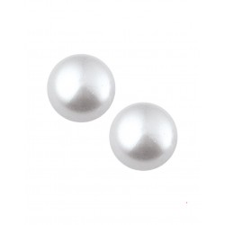 OORKNOPPEN ZILVER MET IMITATIE PAREL 1009524 - 26189