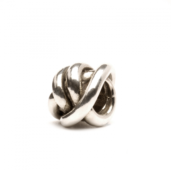 TROLLBEADS BEDEL ZILVER GELUKSKNOOP TAGBE-10049 - 252804