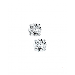 ZILVER OORKNOPPEN MET ZIRKONIA 4MM 1010166 - 20369