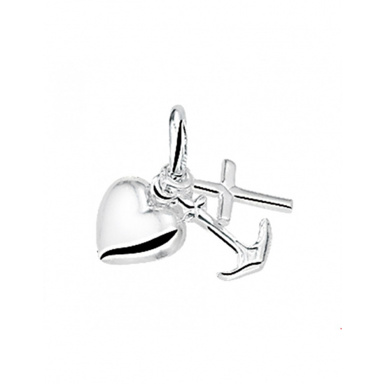 ZILVER GELOOF HOOP EN LIEFDE 1005371 - 27158