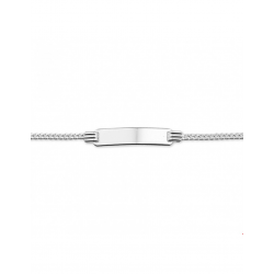 ZILVEREN GRAVEER PLAAT ARMBAND 9-11 CM 1005639 - 42960