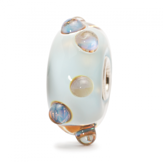 TROLLBEADS GLASKRAAL BLAUWE MAANSTEEN TGLBE-10140 - 39131