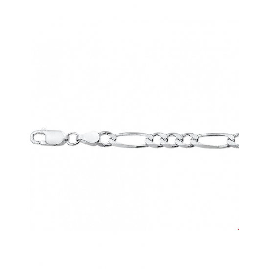 ZILVEREN COLLIER FIGARO 4.0MM 45.0CM 1001942 - 40041