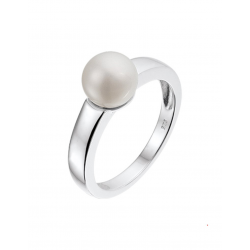 ZILVEREN FANTASIE RING MET ZOETWATERPAREL 1313928 - 42830