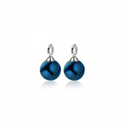 ZINZI ZILVEREN OORHANGERS MET BLAUWE PAREL ZICH266B - 42973
