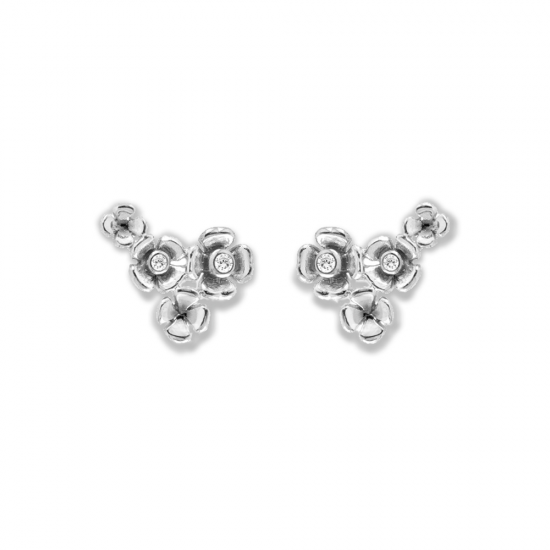 RABINOVICH  ZILVER OORKNOPPEN FANTASIE  MET ZIRKOON 69805044 - 46364