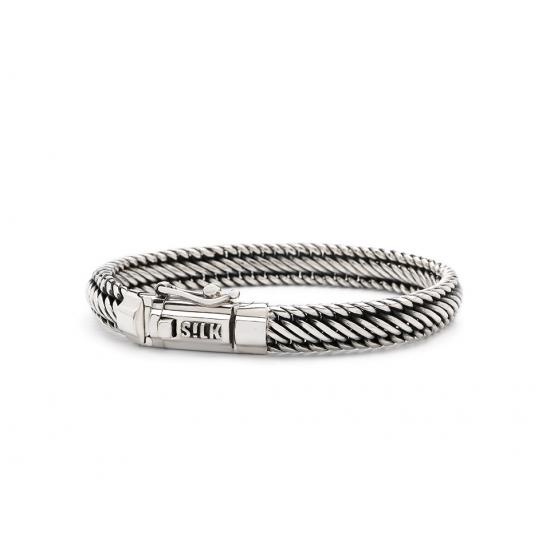 SILK ARMBAND ZILVER 743 - 45495