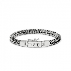 SILK ARMBAND ZILVER  FANTASIE BAKSLOT 164 - 47189