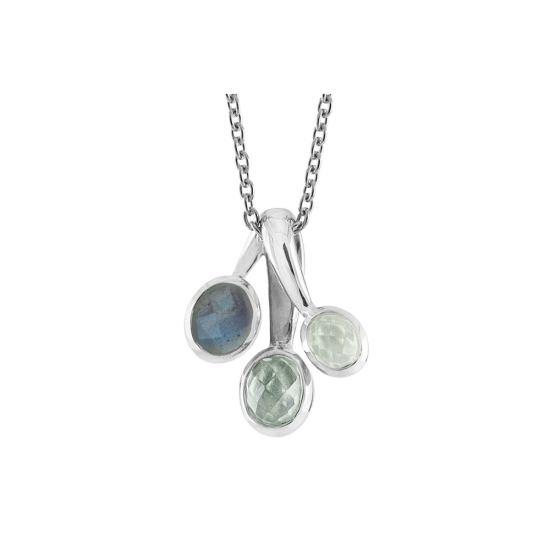 RABINOVICH COLLIER  ZILVER MET GOUD  LABRADORIET,  72902013 - 48102