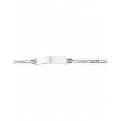 ZILVER PLAAT ARMBANDJE  FIGARO 13-15CM 1005386 - 48529