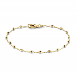 GEELGOUDEN ARMBAND FANTASIE MET BOLLETJES AW106732 - 49221