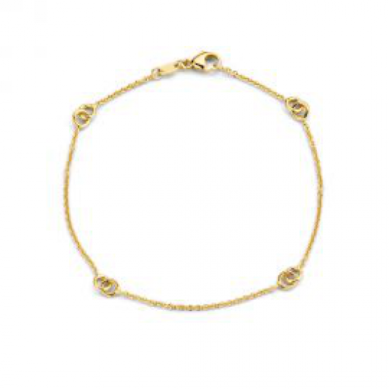 GEELGOUDEN ARMBAND FANTASIE AP106885 - 49222