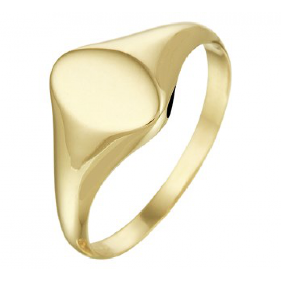 GEELGOUDEN MONOGRAM RING 4021713 - 49414
