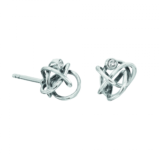 RABINOVICH  ZILVER OORKNOPPEN SPARKLING DREAM 70305006 - 49630