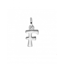 ZILVEREN BEDEL LETTER F 1002766 - 45348